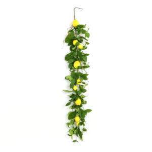 Vibrant Artificial Lemon Door Swag for Summer Home Decor